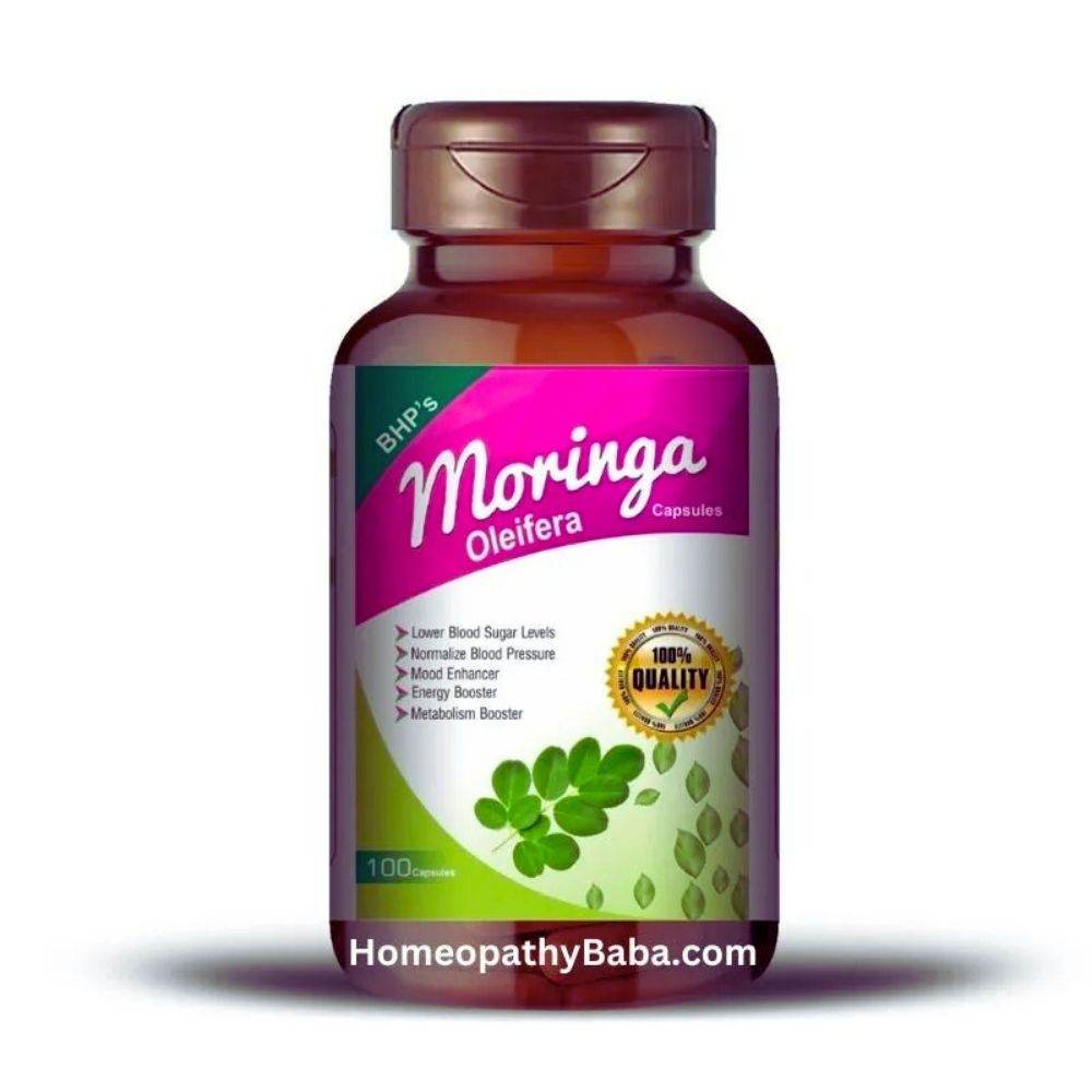 BHP Moringa Oleifera - 100 Capsules - HomeopathyBaba.Com