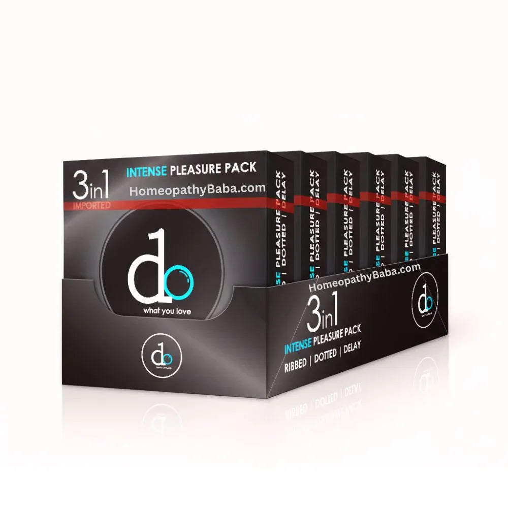 DO Intense Pleasure 3-in-1 Condoms (18 Pack) | HomeopathyBaba.com