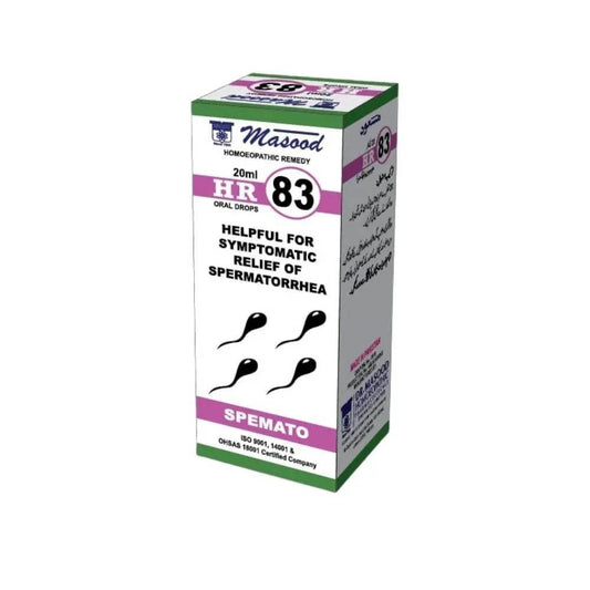 DR Masood HR 83 Drops for Spermatorrhea - HomeopathyBaba.Com