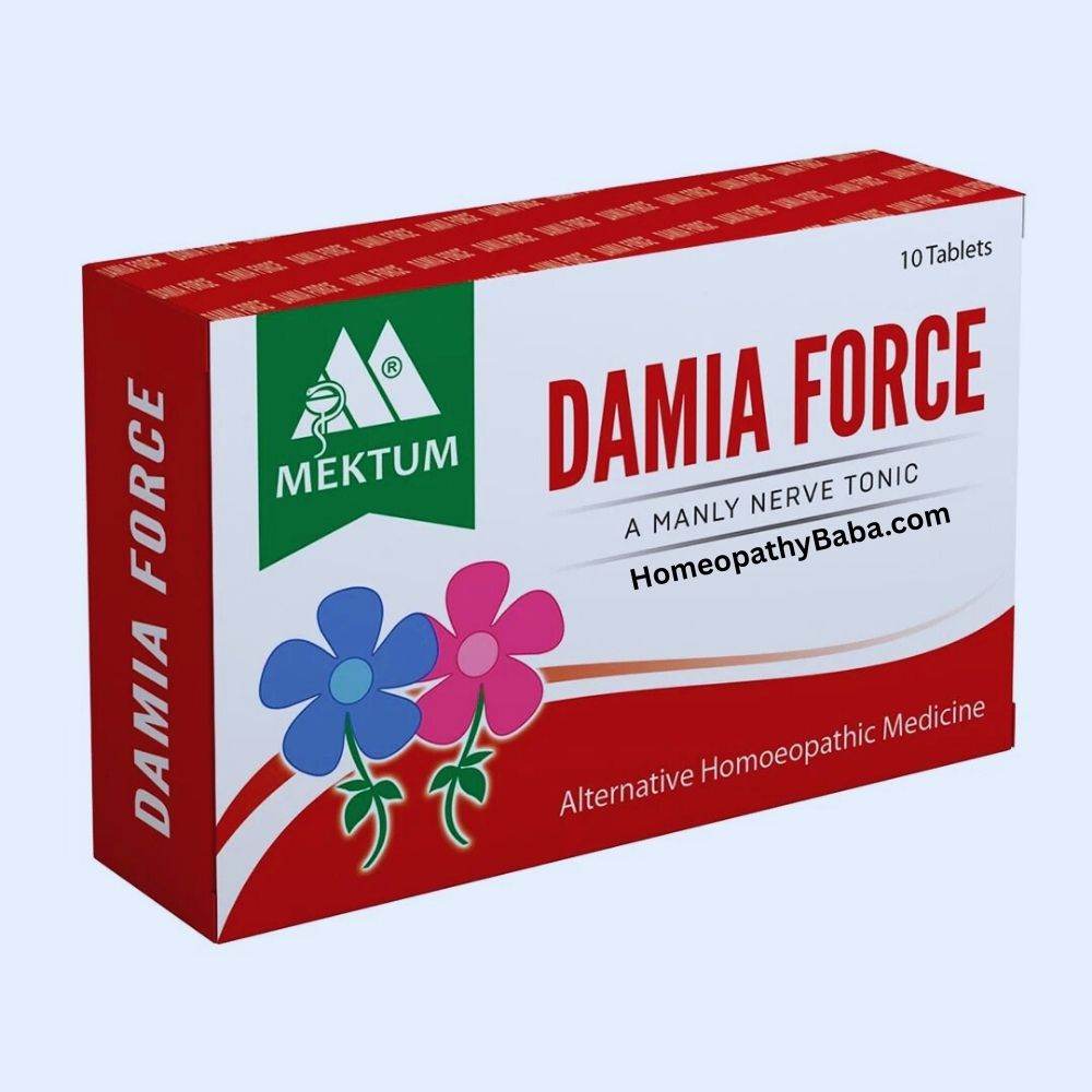 Mektum Damia Force tablets for male vitality and performance | Homeopathy Baba