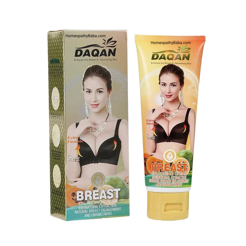 Daqan Breast Enhancement Cream for Firmness & Shape Support | HomeopathyBaba.com