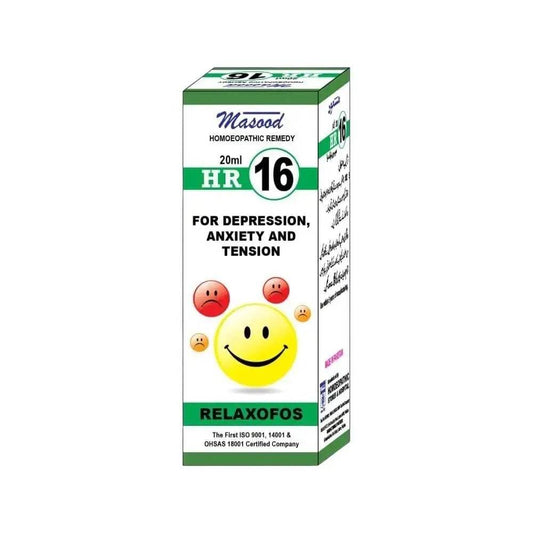 Dr Masood HR 16 (RELAXOFOS) Drops - HomeopathyBaba.Com