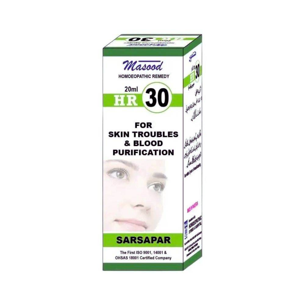 Dr Masood HR 30 For Acne, Skin Brightening & Pigmentation - HomeopathyBaba.Com