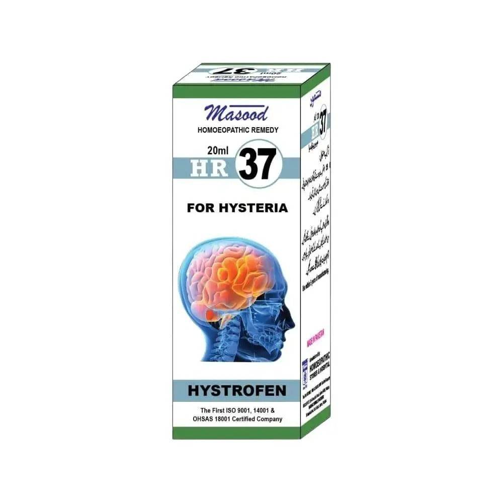 Dr Masood HR 37 for Hysteria - HomeopathyBaba.Com