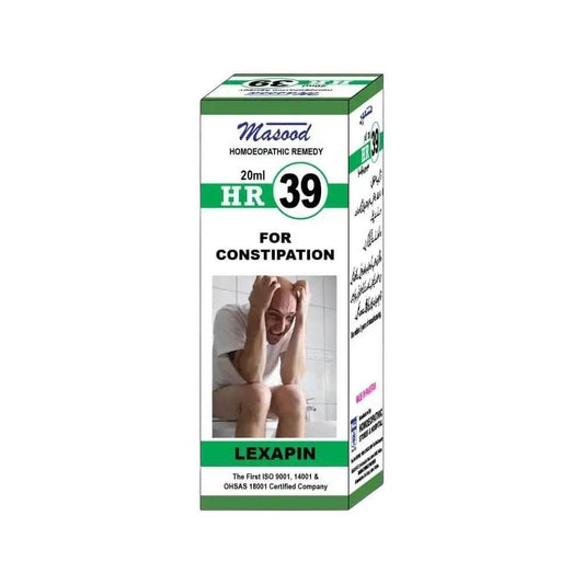 Dr Masood HR 39 for Constipation - HomeopathyBaba.Com