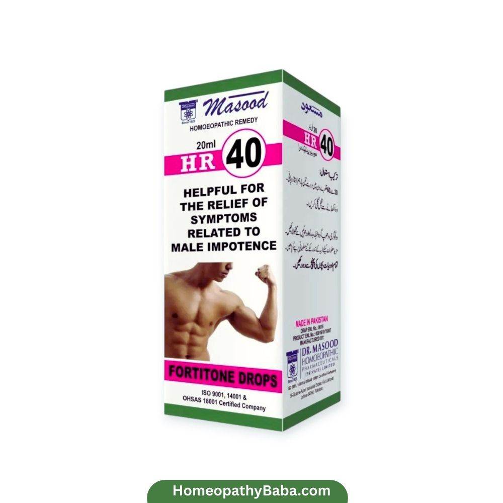 Dr Masood HR 40 for Male Impotency - HomeopathyBaba.Com
