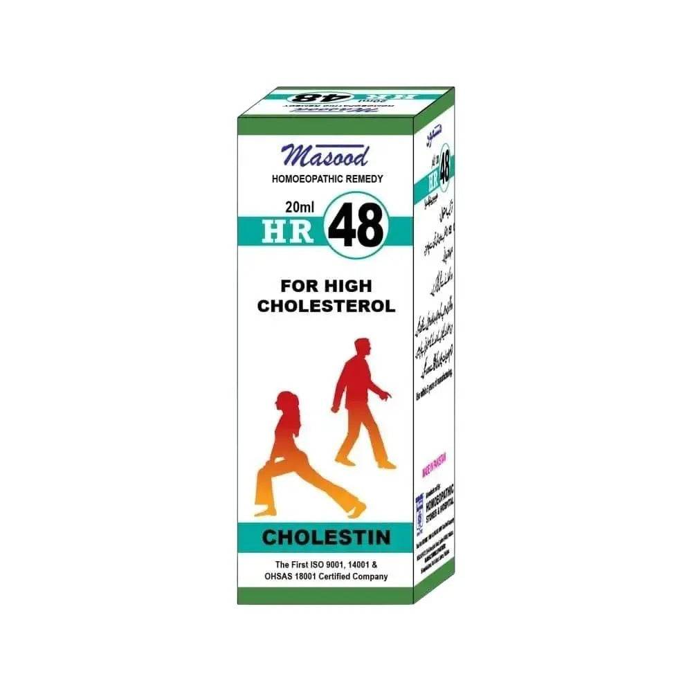 Dr Masood HR 48 Drops for Cholesterol - HomeopathyBaba.Com