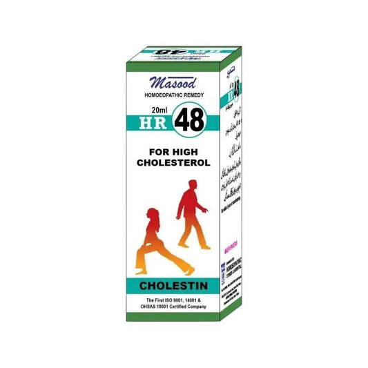 Dr Masood HR 48 Drops for Cholesterol - HomeopathyBaba.Com