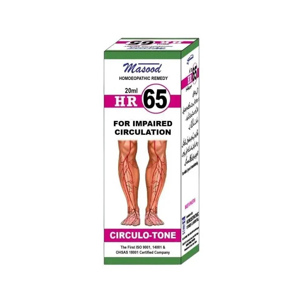 Dr Masood HR 65 for better blood circulation - HomeopathyBaba.Com