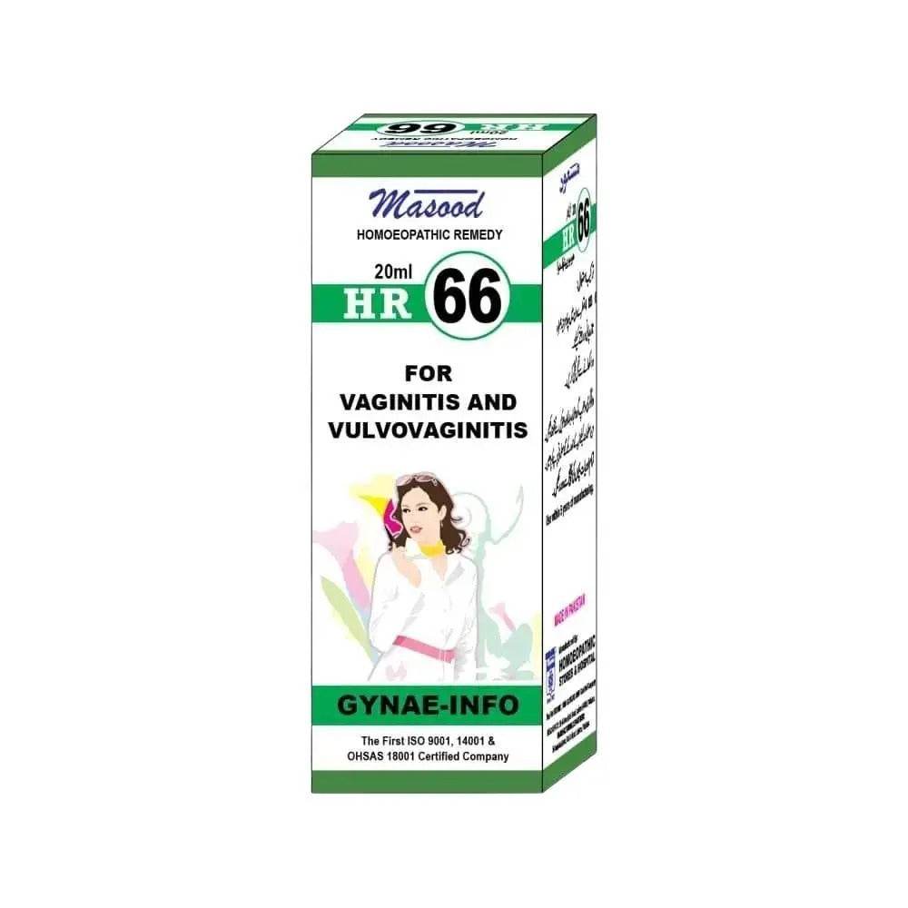 Dr Masood HR 66 for Vulvovaginitis Vaginitis Burning - HomeopathyBaba.Com
