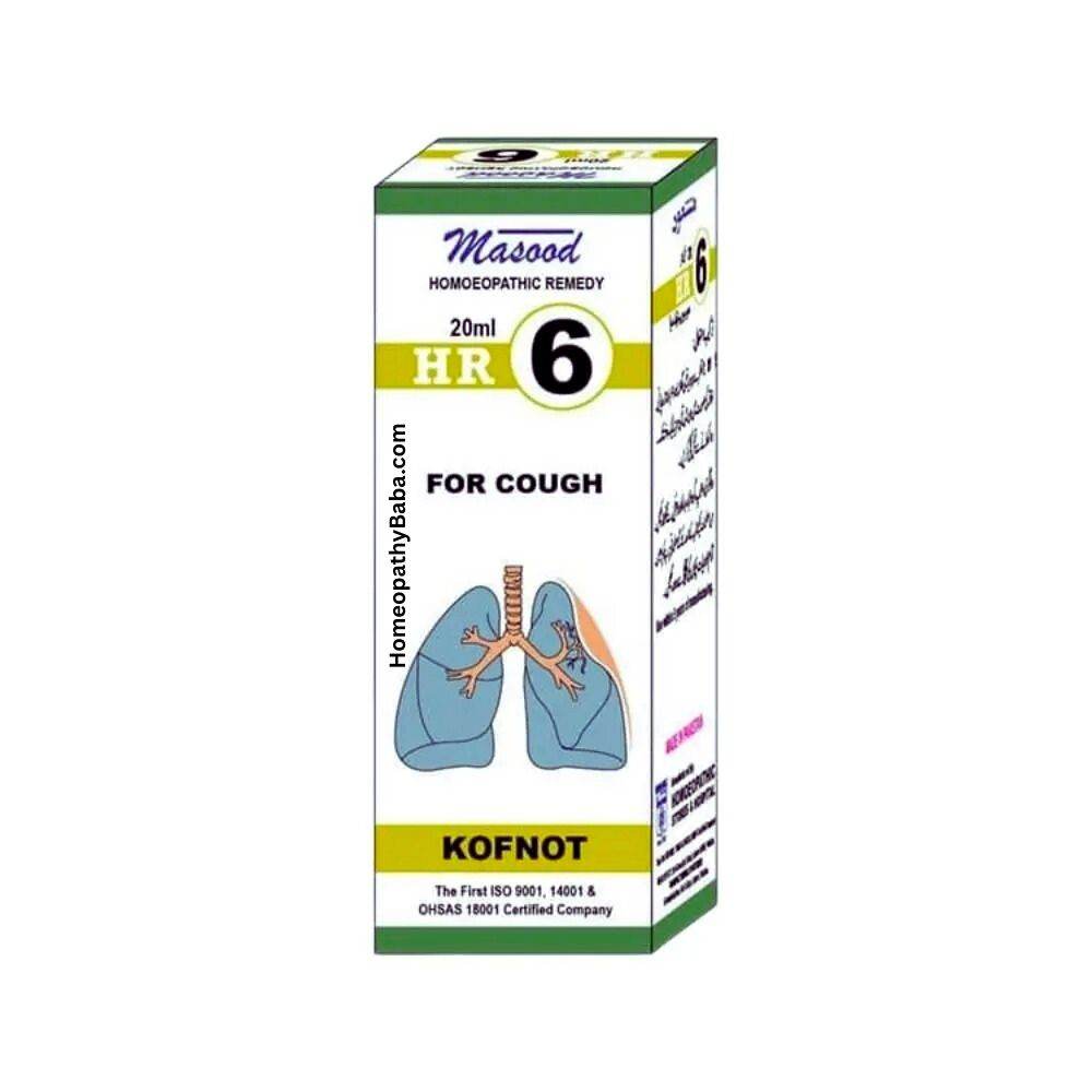 Dr Masood HR 6 KOFNOT Drops - HomeopathyBaba.Com