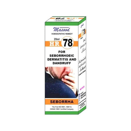 Dr Masood HR 78 Drops for Dandruff - HomeopathyBaba.Com