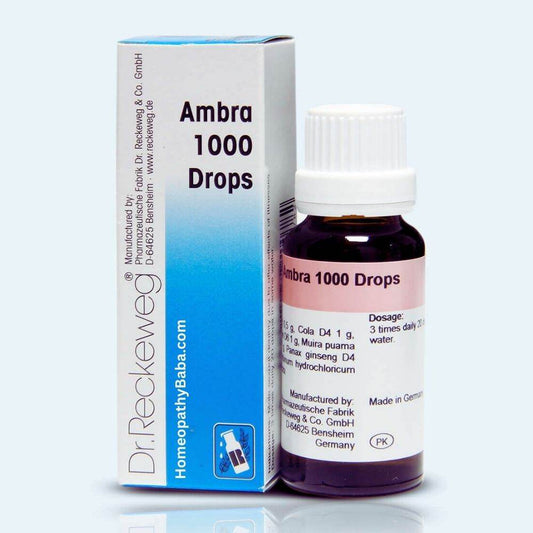 Dr. Reckeweg Ambra Grisea 1000 drops for nervous system support | Homeopathy Baba