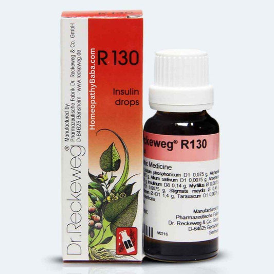 Dr. Reckeweg R130 Insulin drops for pancreatic and glucose support | Homeopathy Baba