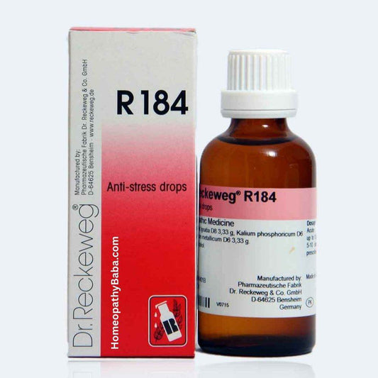 Dr. Reckeweg R184 Anti-Stress Drops for relaxation and calm | Homeopathy Baba