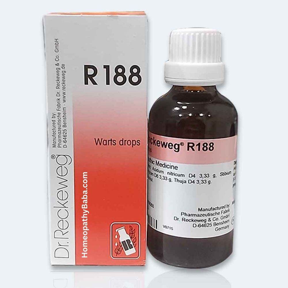 Dr. Reckeweg R188 Polysan drops for warts and skin growths | Homeopathy Baba