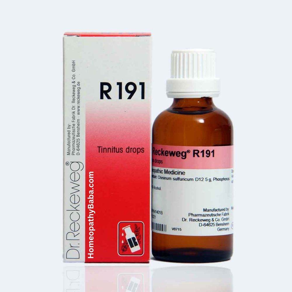 Dr. Reckeweg R191 Tinnitus Drops for ringing in the ears | Homeopathy Baba