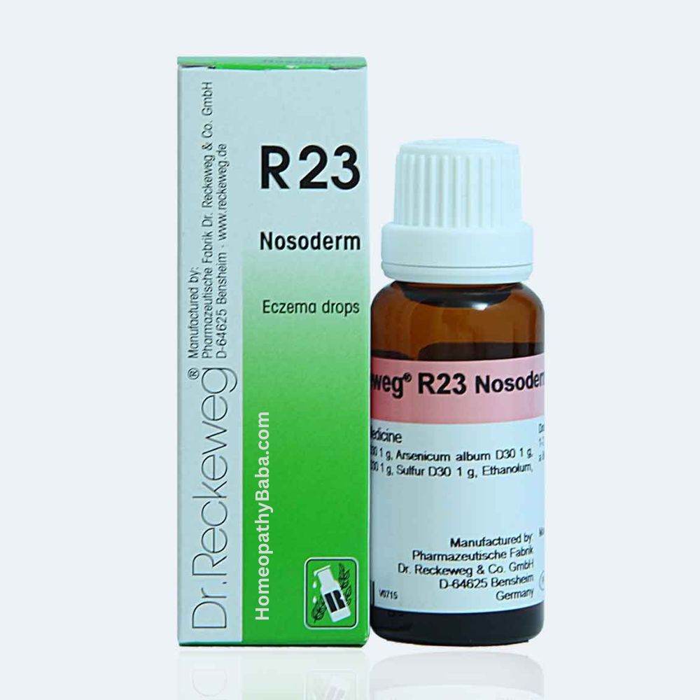 Dr. Reckeweg R23 Scilla drops for eczema and chronic skin rash support | Homeopathy Baba