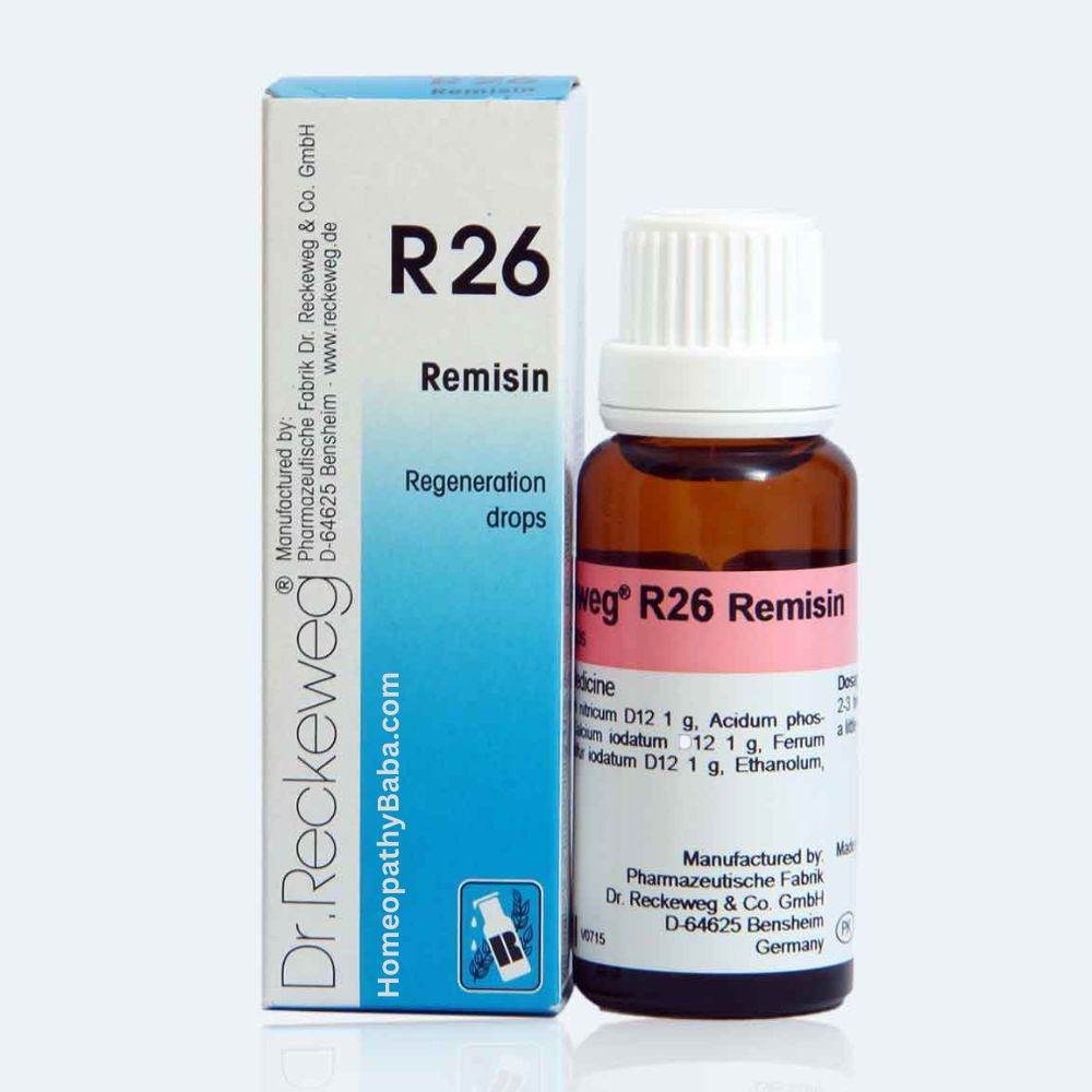 Dr. Reckeweg R26 Remisin regeneration drops for immunity and recovery | Homeopathy Baba