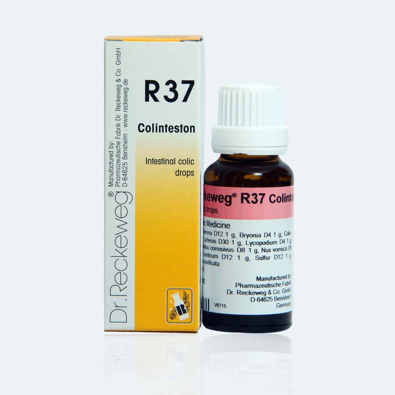 Dr. Reckeweg R37 Colocin drops for colic and abdominal cramps | Homeopathy Baba
