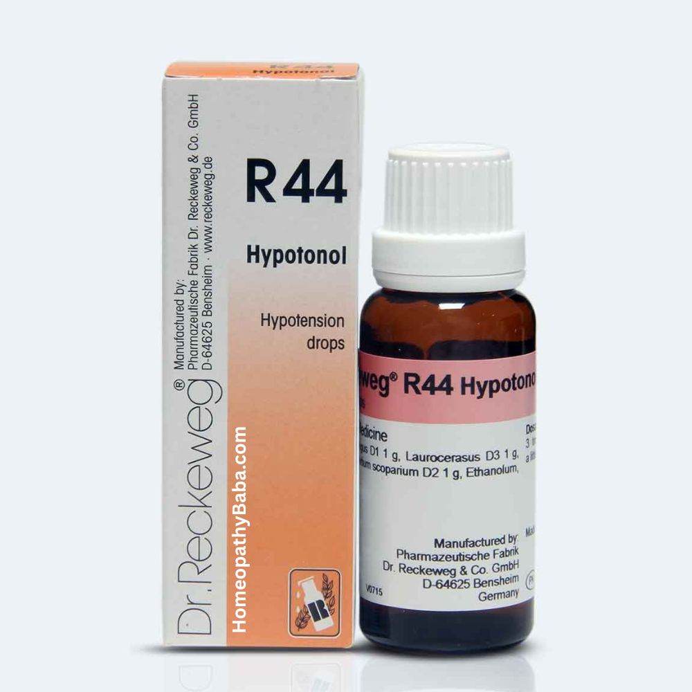 Dr. Reckeweg R44 Hypotonol drops for low blood pressure support | Homeopathy Baba