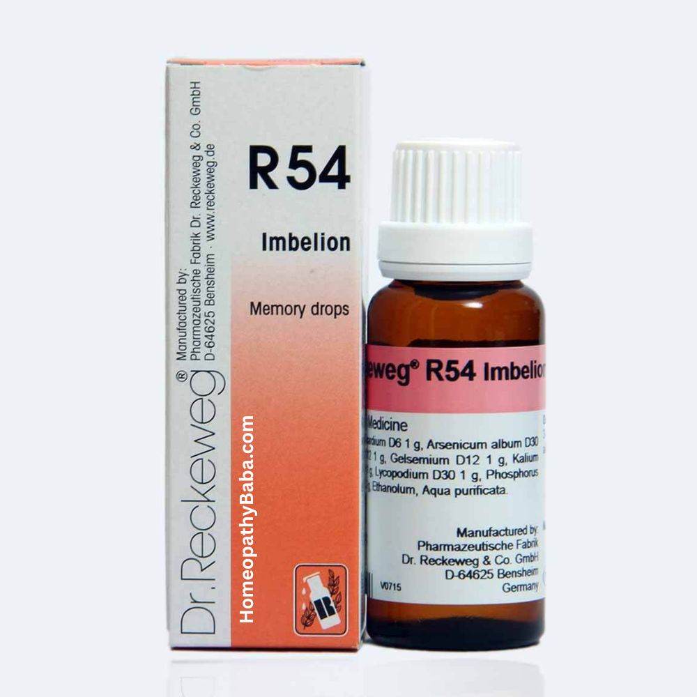 Dr. Reckeweg R54 Imbelion memory drops | Homeopathy Baba