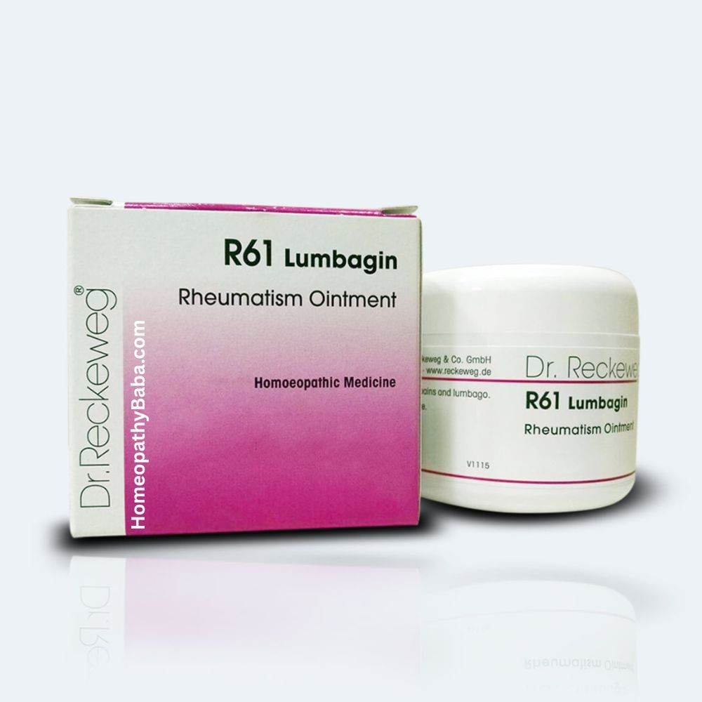 Dr. Reckeweg R61 Lumbagin Rheumatic Ointment for back and joint pain | Homeopathy Baba