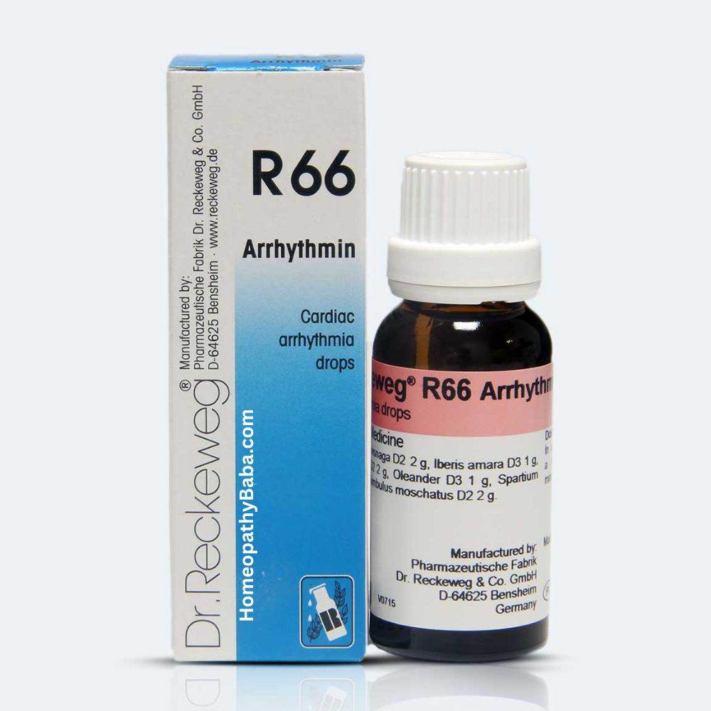 Dr. Reckeweg R66 Arrythmin drops for cardiac arrhythmia support | Homeopathy Baba