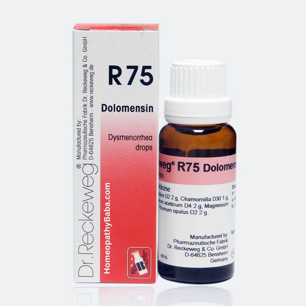 Dr. Reckeweg R75 Menocol drops for painful periods and menstrual cramps | Homeopathy Baba