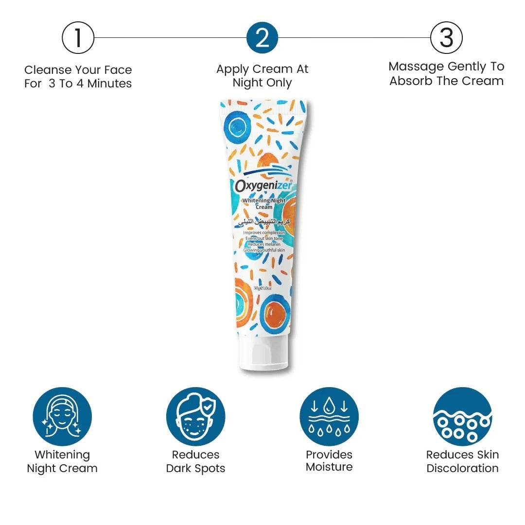 Dr Romia Oxygenizer Whitening Night Cream 30g - HomeopathyBaba.Com