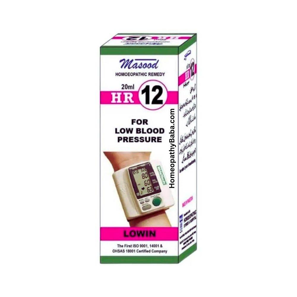 Dr Masood HR 12 LOWIN Drops - HomeopathyBaba.Com