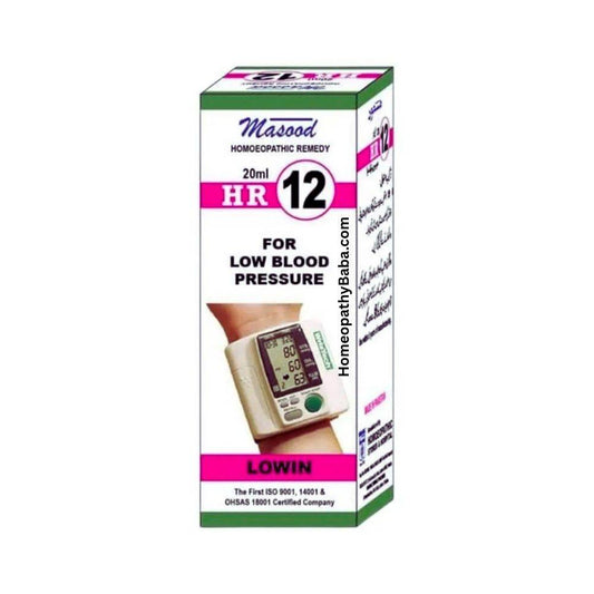Dr Masood HR 12 LOWIN Drops - HomeopathyBaba.Com