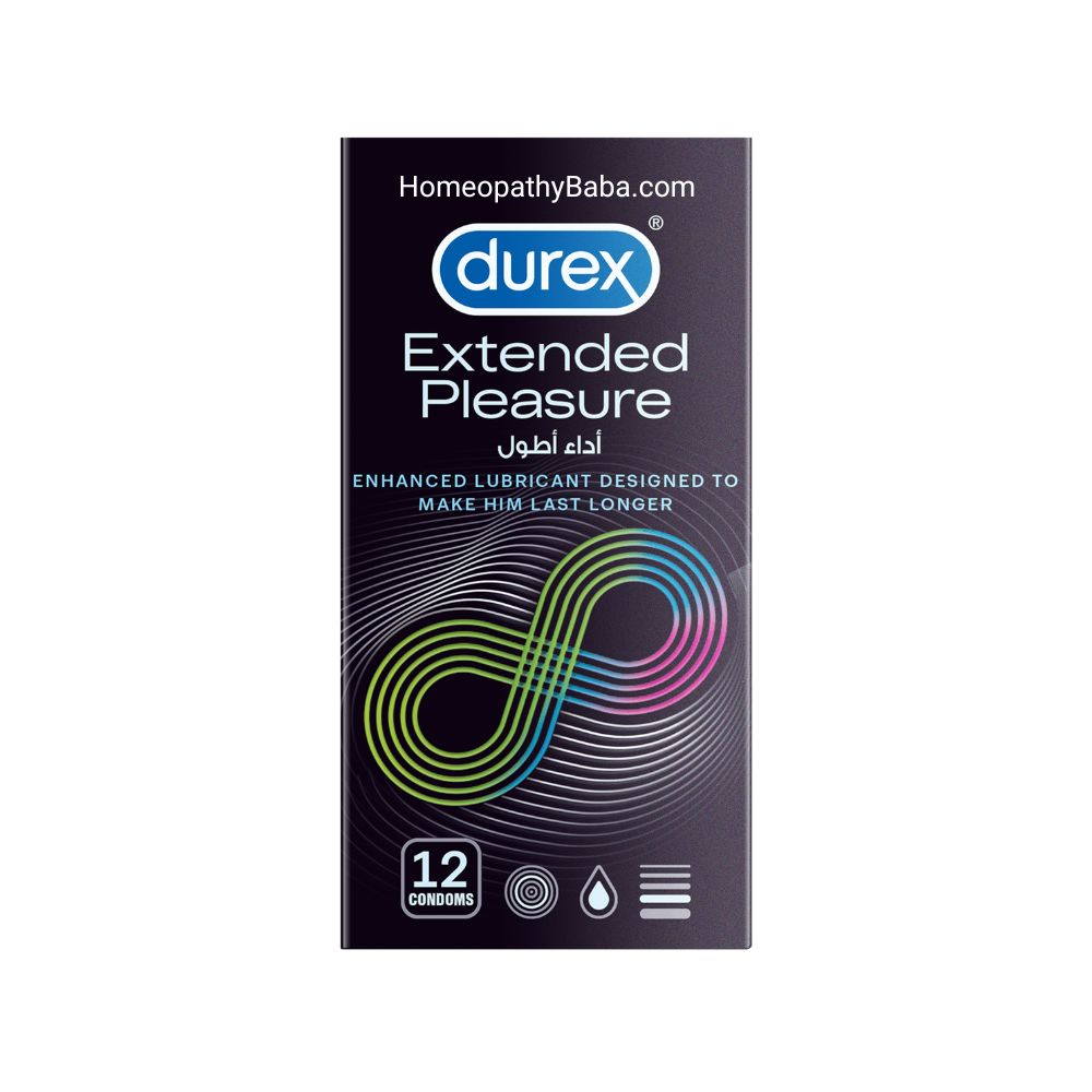 Durex Extended Pleasure Condoms for Longer-Lasting Performance | HomeopathyBaba.com