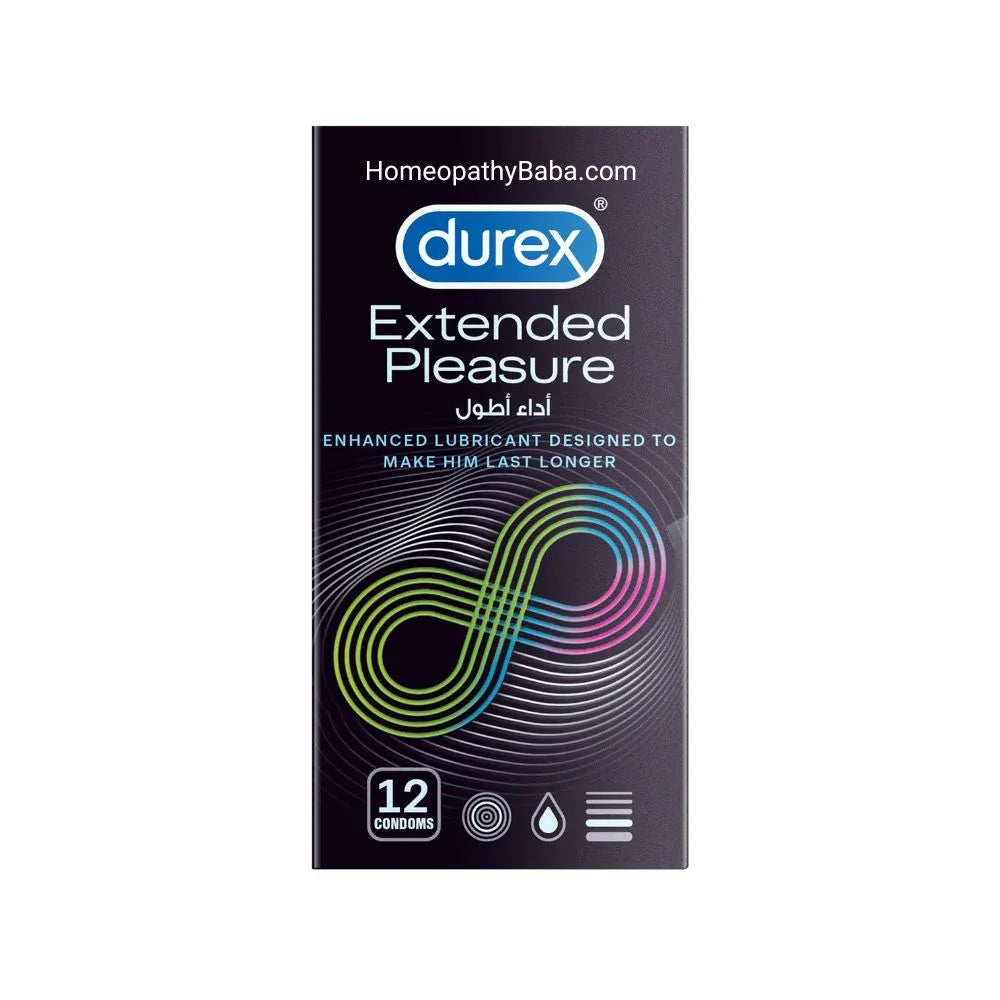 Durex Extended Pleasure Condoms for Longer-Lasting Performance | HomeopathyBaba.com