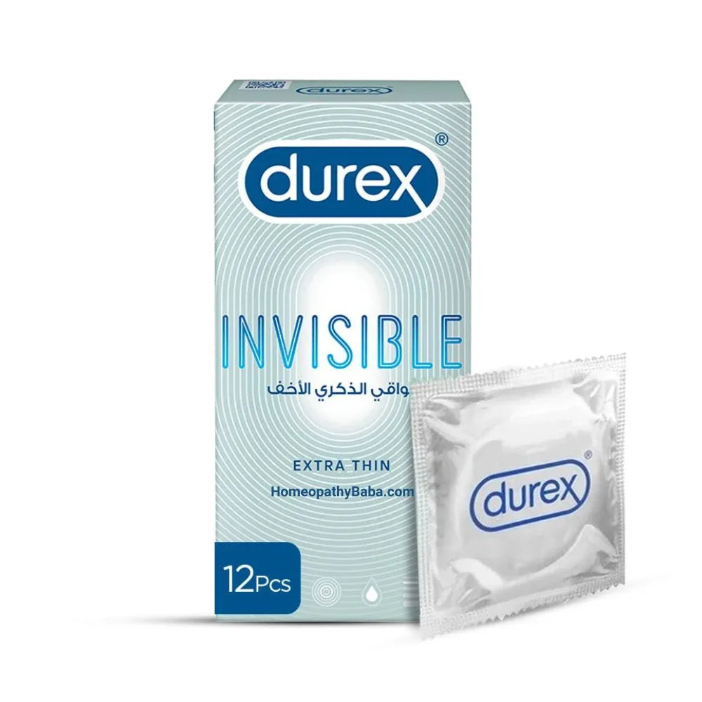 Durex Invisible Extra Thin Condoms for Maximum Sensitivity | HomeopathyBaba.com