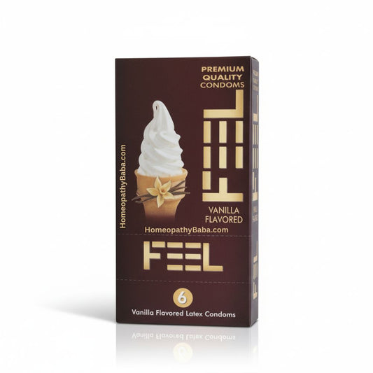Feel Vanilla Flavored Condoms (18 Pack) for Fun & Pleasure | HomeopathyBaba.com