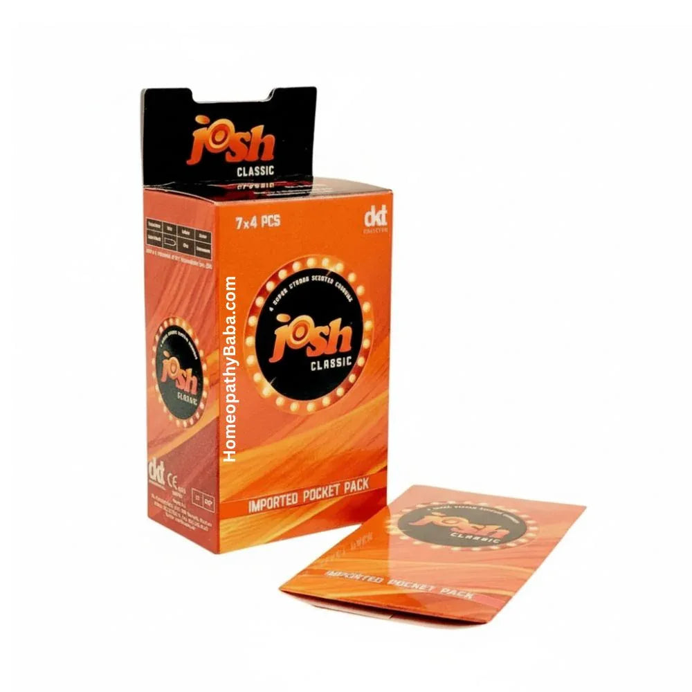 Josh Classic Condoms (28 Pack) for Reliable Protection | HomeopathyBaba.com