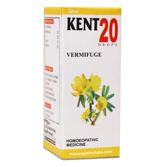 Kent 20 (Vermifuge) Drops for Stomach Worms Support | HomeopathyBaba.com