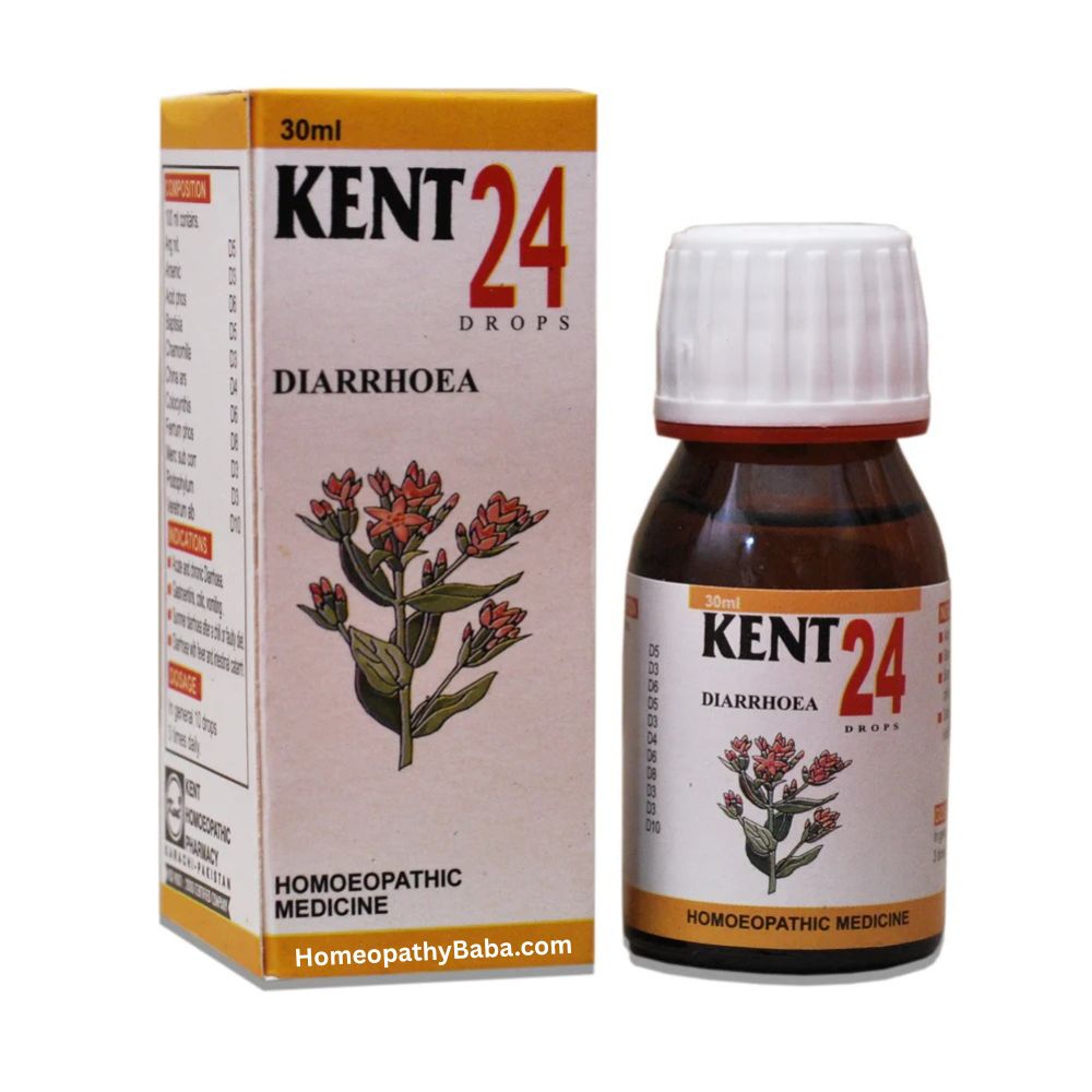 Kent 24 (Diarrhoea) Drops for Diarrhoea & Stomach Relief | HomeopathyBaba.com