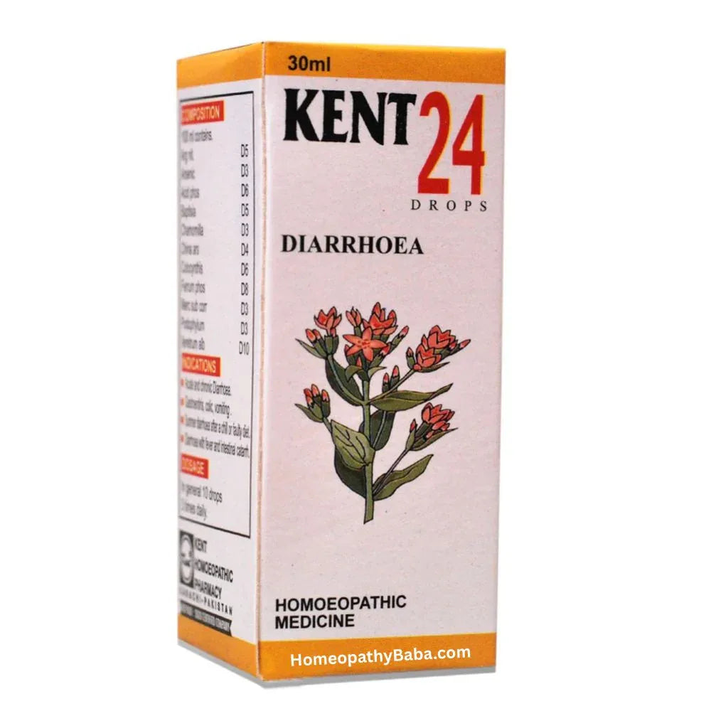 Kent 24 (Diarrhoea) Drops for Diarrhoea & Stomach Relief | HomeopathyBaba.com