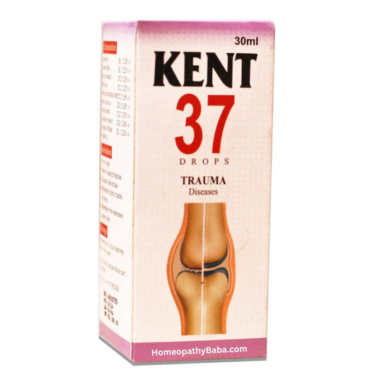 Kent 37 (Trauma) Drops for Bone Injury & Pain Support | HomeopathyBaba.com