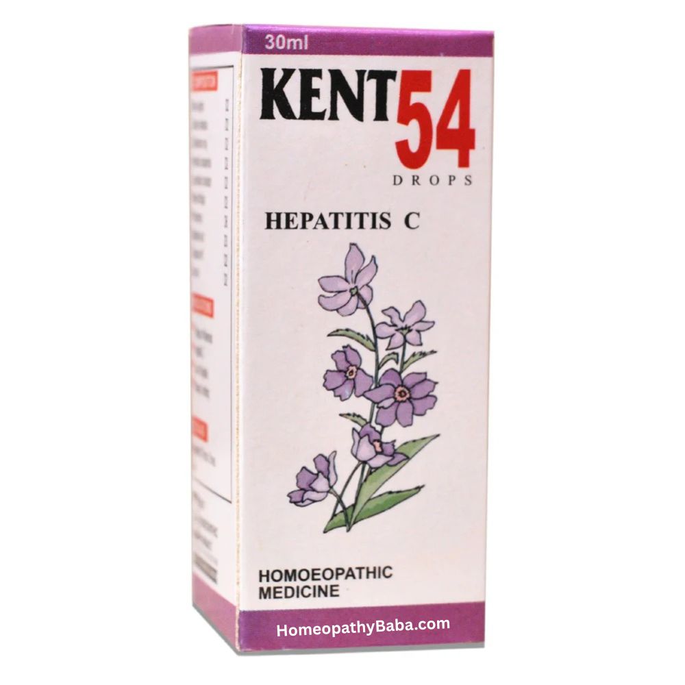 Kent 54 (Hepatitis) Drops for Liver Health Support | HomeopathyBaba.com