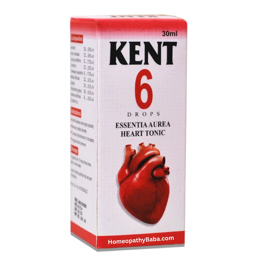 Kent 6 Essentia Aurea Heart Tonic Drops for cardiovascular support | Homeopathy Baba