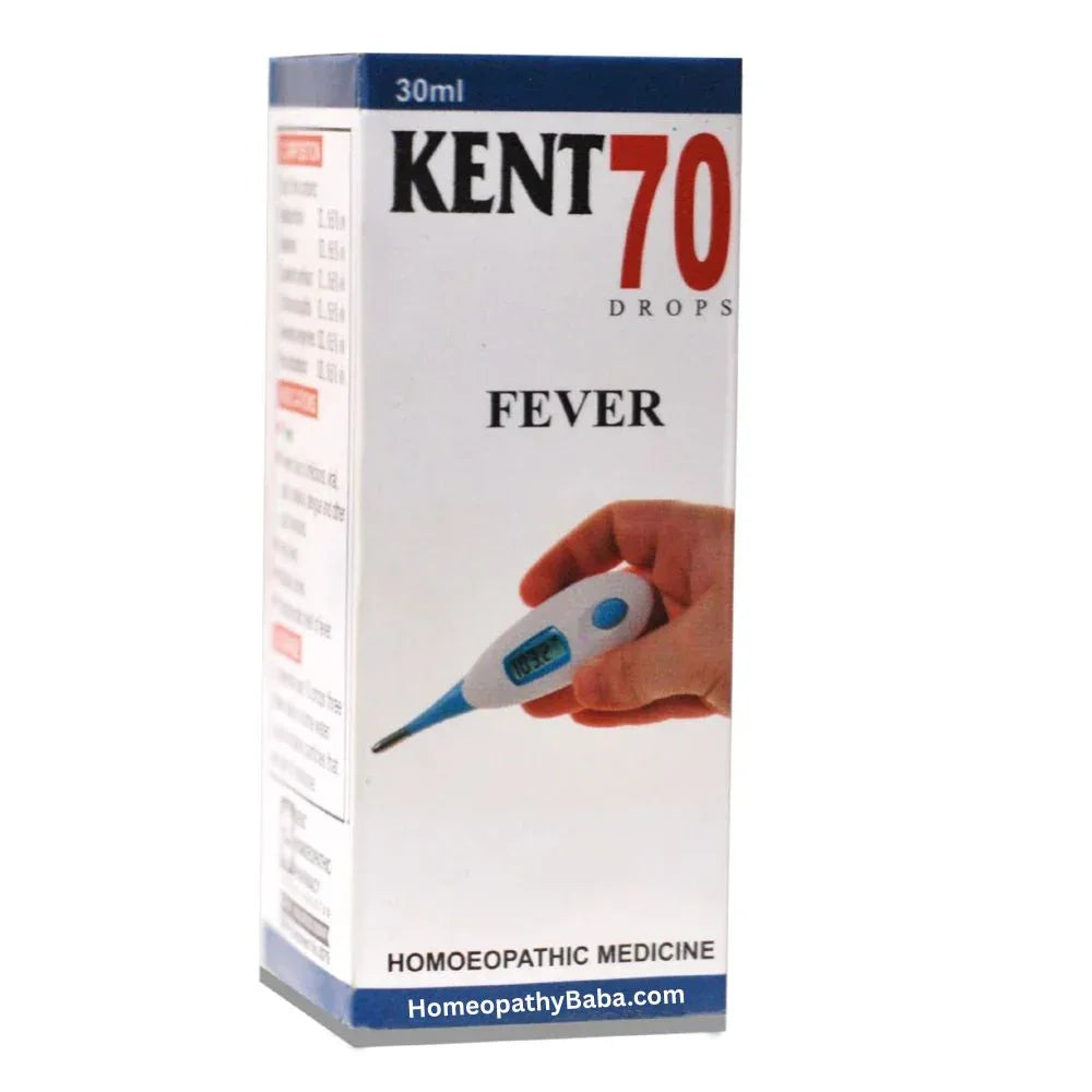 Kent 70 (Fever) Drops for Fever & Flu Relief | HomeopathyBaba.com