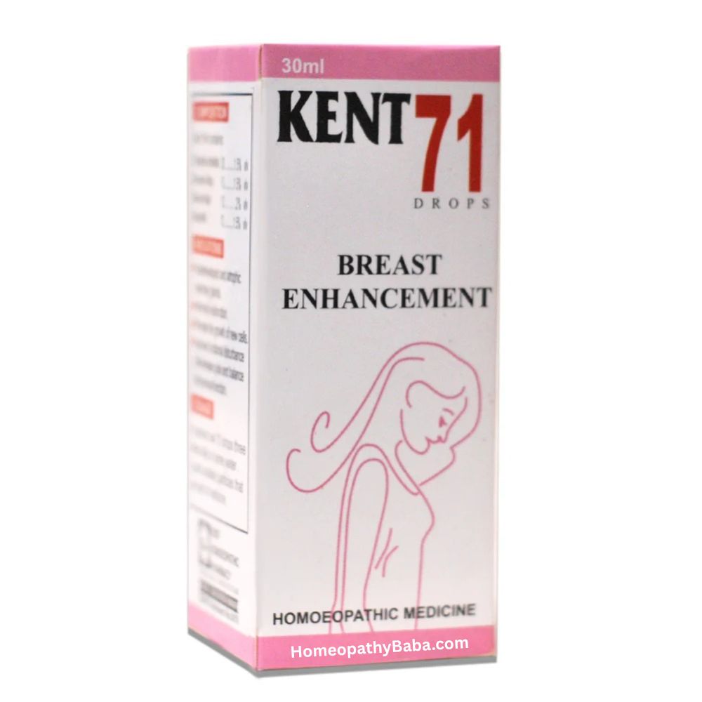 Kent 71 (Breast Enhancement) Drops for a Fuller Appearance | HomeopathyBaba.com