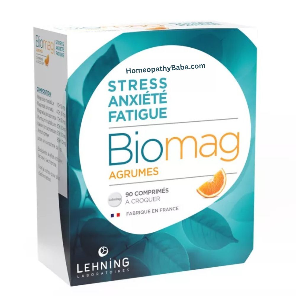 Lehning Biomag Citrus Tablets for Stress, Anxiety & Fatigue | HomeopathyBaba.com