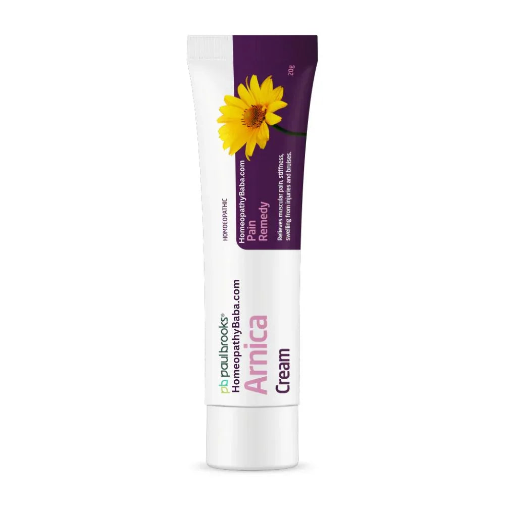 Paul Brooks Arnica Cream for pain, bruises, and muscle soreness | Homeopathy Baba