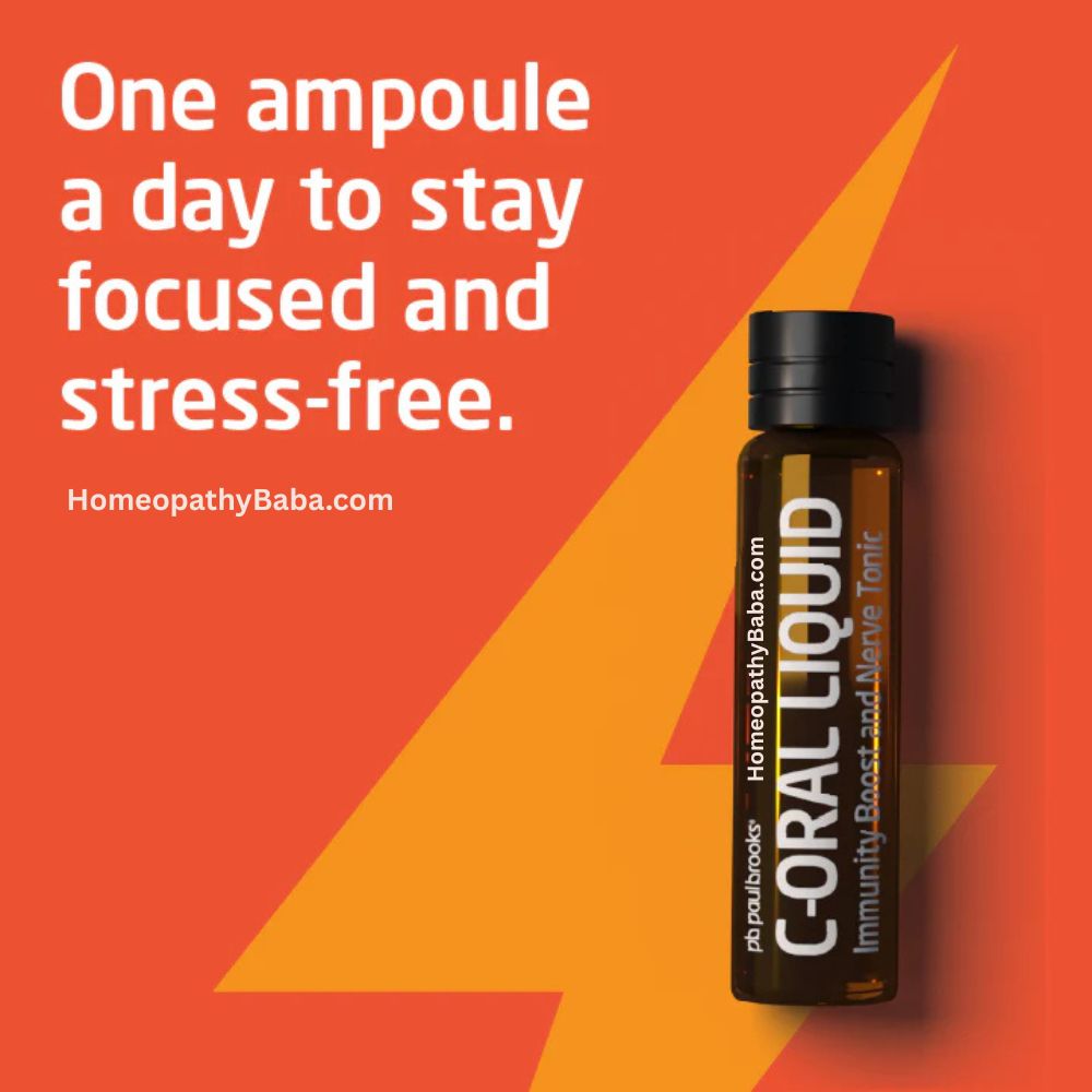 Paul Brooks C-Oral Liquid Ampule for Energy, Stress Relief, and Wellness | Homeopathy Baba