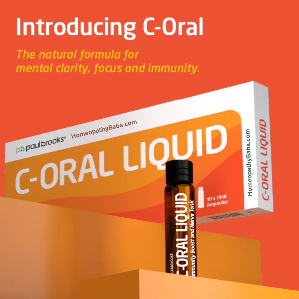 Paul Brooks C-Oral Liquid Ampule for Energy, Stress Relief, and Wellness | Homeopathy Baba