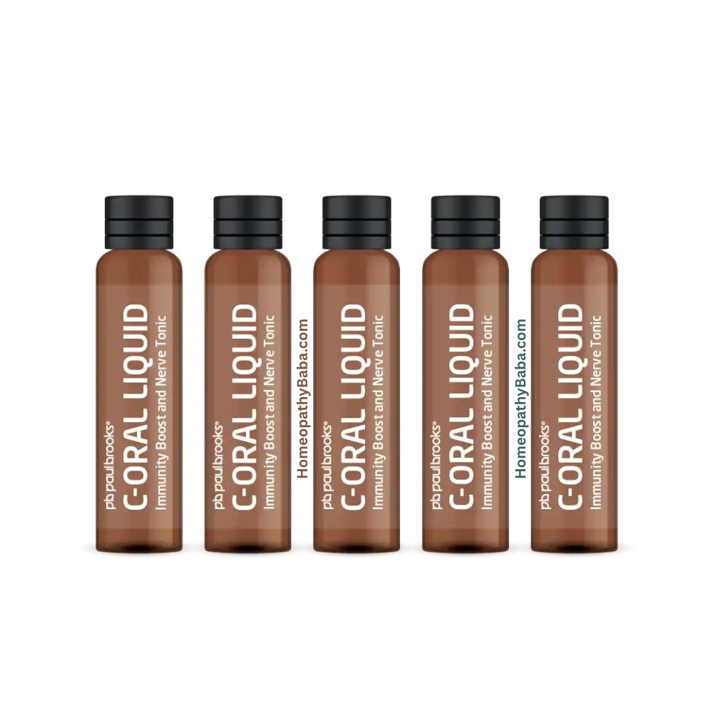 Paul Brooks C-Oral Liquid Ampule for Energy, Stress Relief, and Wellness | Homeopathy Baba